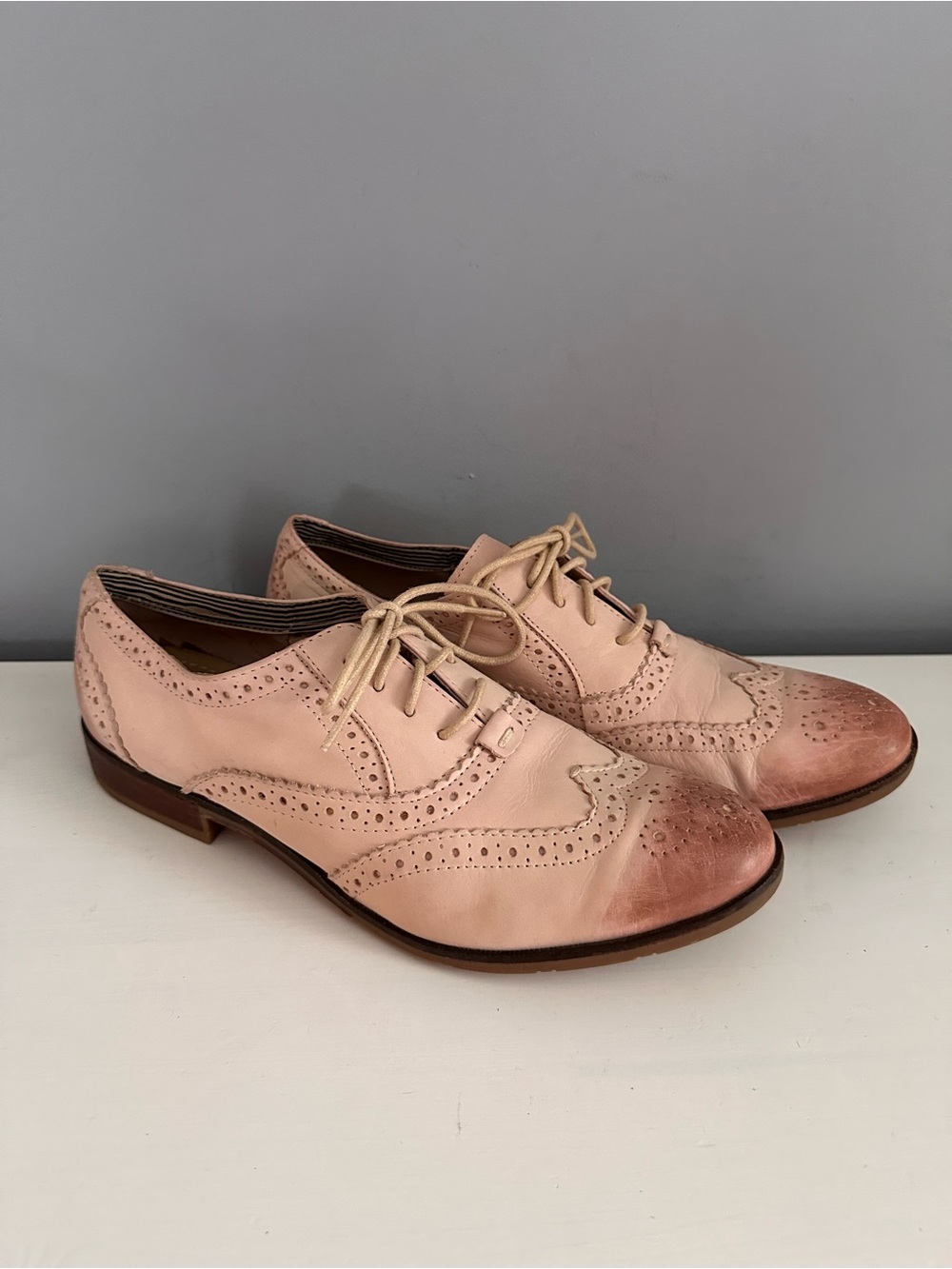 Hush Puppies - Women’s, Ellodie Ellis Oxford Shoes, Leather, Blush Pink, Size 10